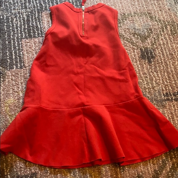 Jcrew girls red dress with 🌺 detail 4T - Picture 3 of 3